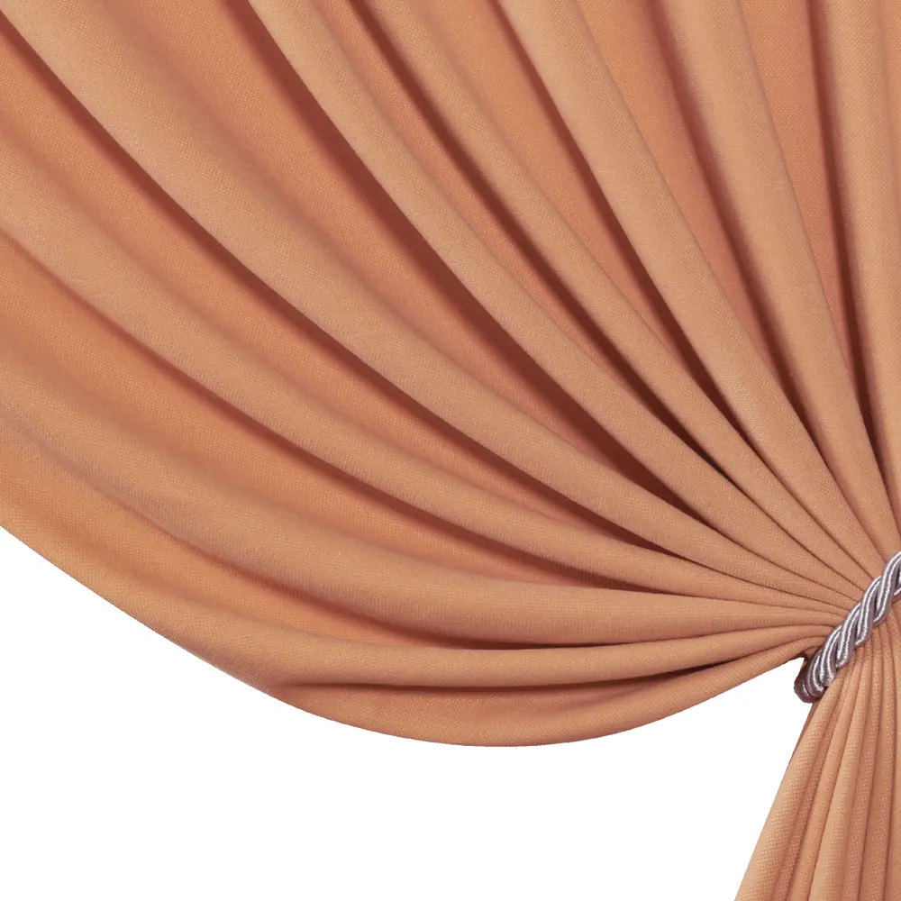 Ткань 1 м/п Desing Однотонный велюр 300 см цвет оранжевый GARDEN STLM-2036525 - Вид №2