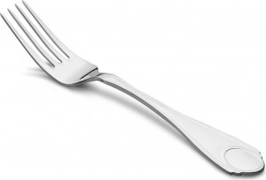 10666725 Русские самоцветы Вилка столовая Русские самоцветы, серебро 925 Серебро 925