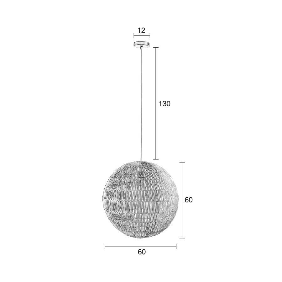 Лампа подвесная Cable 60, белая Zuiver 5002806 - Вид №11