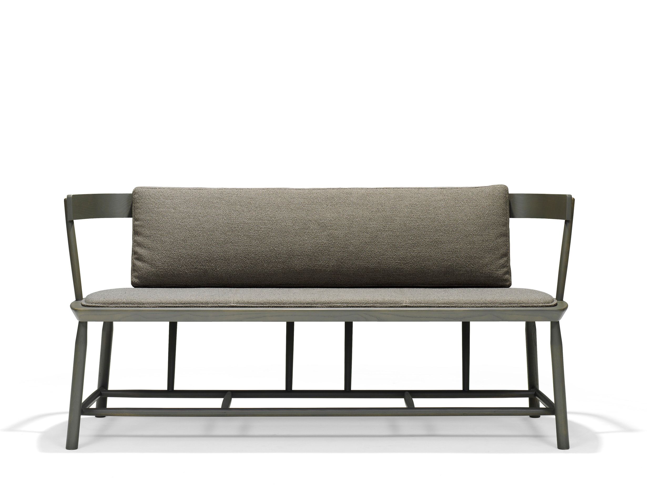 Мягкая скамейка из массива дерева со спинкой Linteloo Oiseau ARCH-00035118 - Вид №1