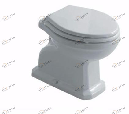 Приставной унитаз напольный Белый Galassia ETHOS Италия sun-id-1379144