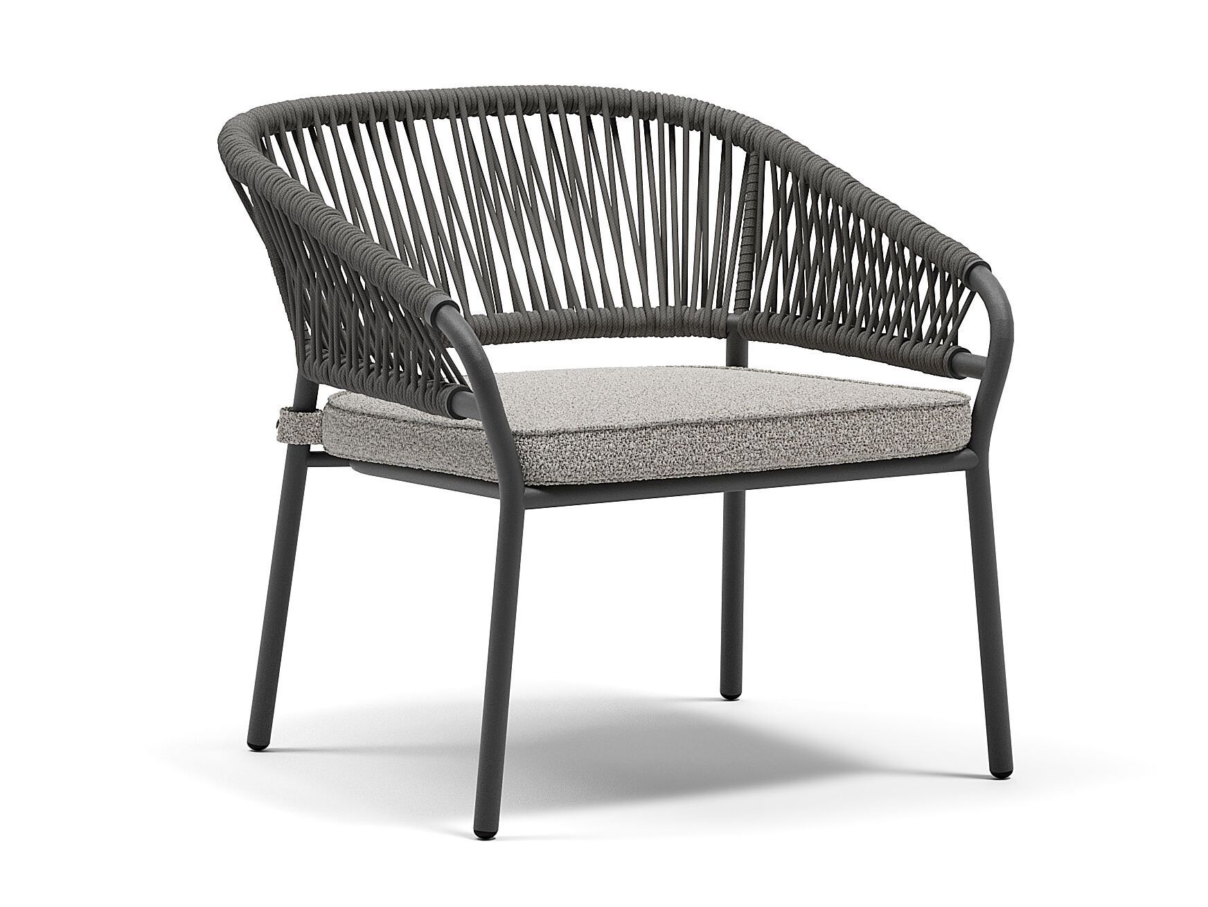 Садовое кресло с алюминиевым подлокотником и веревкой Atmosphera Pleasure .25 ARCH-00073657 - Вид №1