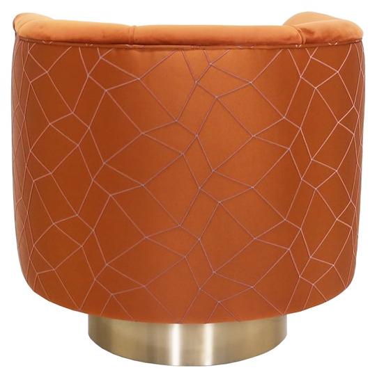 ANA ROQUE INTERIORS Вращающееся бархатное кресло с подлокотниками Luxury sun-id-1452849 - Вид №2