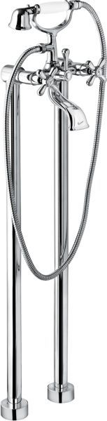 OR1201128 Emmevi Deco Classic, напольный смеситель для ванны с руч. душем и шлангом длиной 150 см, цвет золото Decò classic