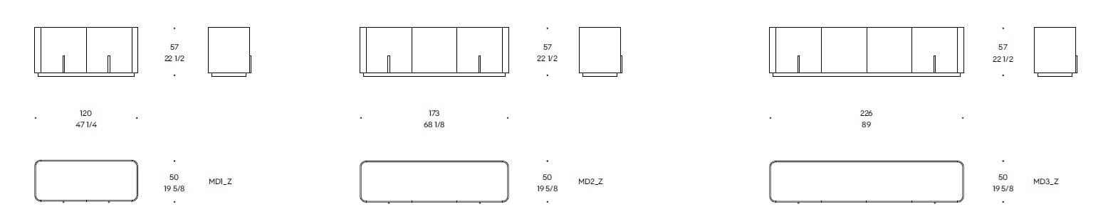 Шкаф из МДФ с распашными дверями Liu Jo Living Collection ARCH-00007826 - Вид №2