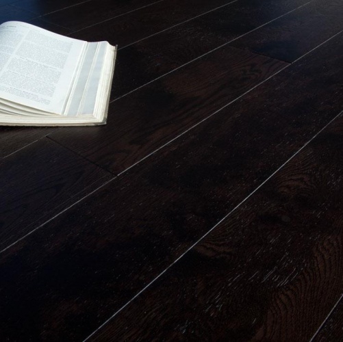 Массивная доска Magestik floor С покрытием Кофе () (300-1800)x150x18мм Дуб с брашью (Текстурированная) 300-1800х150 мм MGK Magestic floor 2600300202 - Вид №5