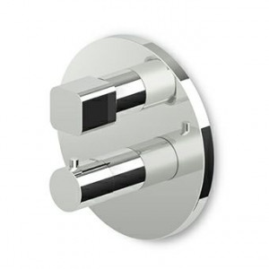 ZIN800 - R97800 Встраиваемый термостатический смеситель для душа 1/2 "с запорным клапаном, для универсального встраиваемого корпуса Zetasystem R97800. Zucchetti Jingle