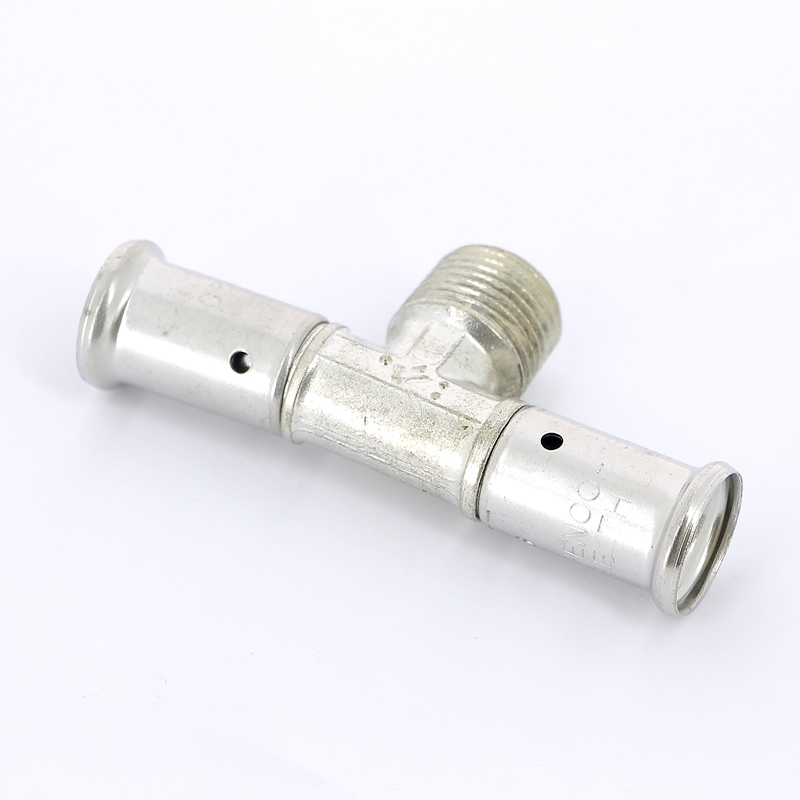 Тройник НР пресс HENCO 16x1/2"x16 14P160416 - Вид №3