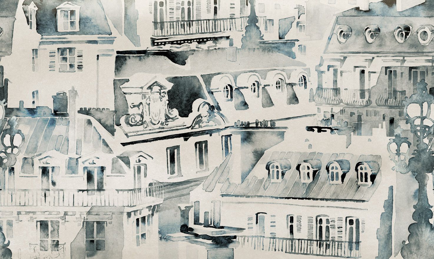 Обои с рисунком Jannelli&Volpi TETTI PARIGI ARCH-00067706 - Вид №2