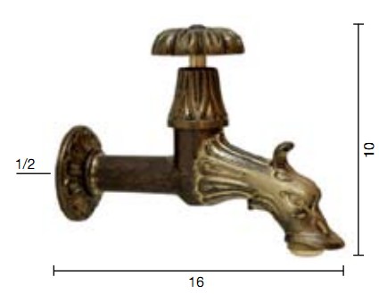 Кран садовый MIGLIORE Artistica ML.ART-0119 ML.ART-0119.BR - Вид №1