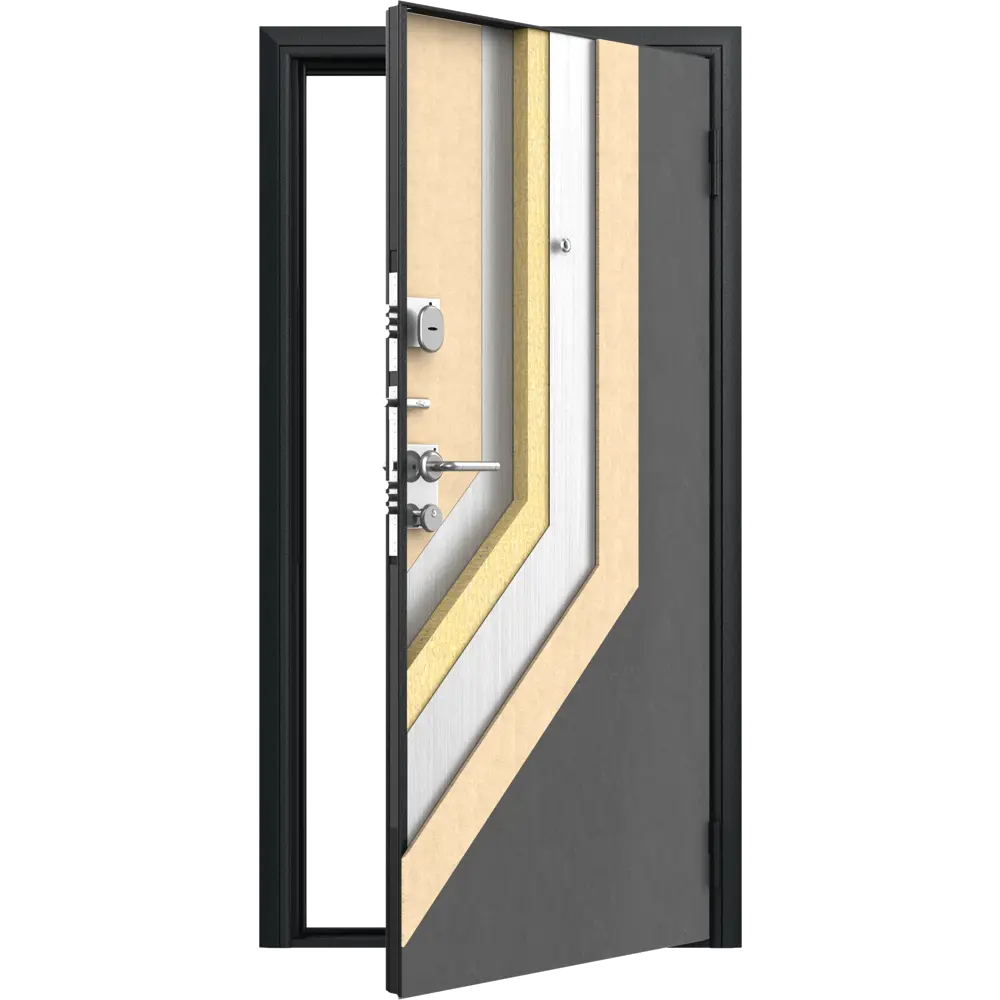 Дверь входная металлическая Премиум New 98x205 см правая венге классик DOORHAN STLM-2147074 - Вид №4