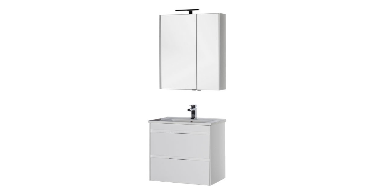 Комплект мебели Aquanet Тулон 75 белый 00183626 - Вид №2