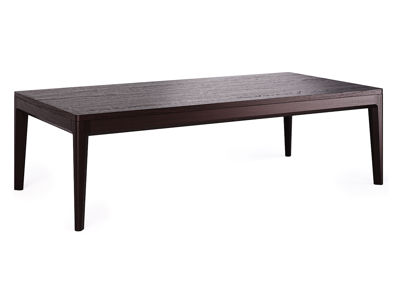 Журнальный столик прямоугольный 120 см дуб венге Case №4 THE IDEA  210106 Венге;черный  - Вид №1