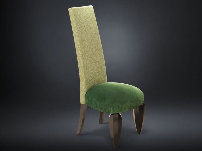 Бархатный стул с высокой спинкой Vgnewtrend ARCH-00105521