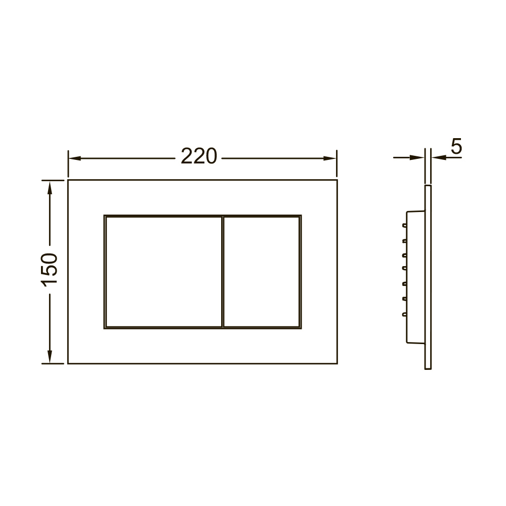 K440407.WCD Комплекты из инсталляций, панелей смыва и унитазов Duravit D-Neo Tece  - Вид №5