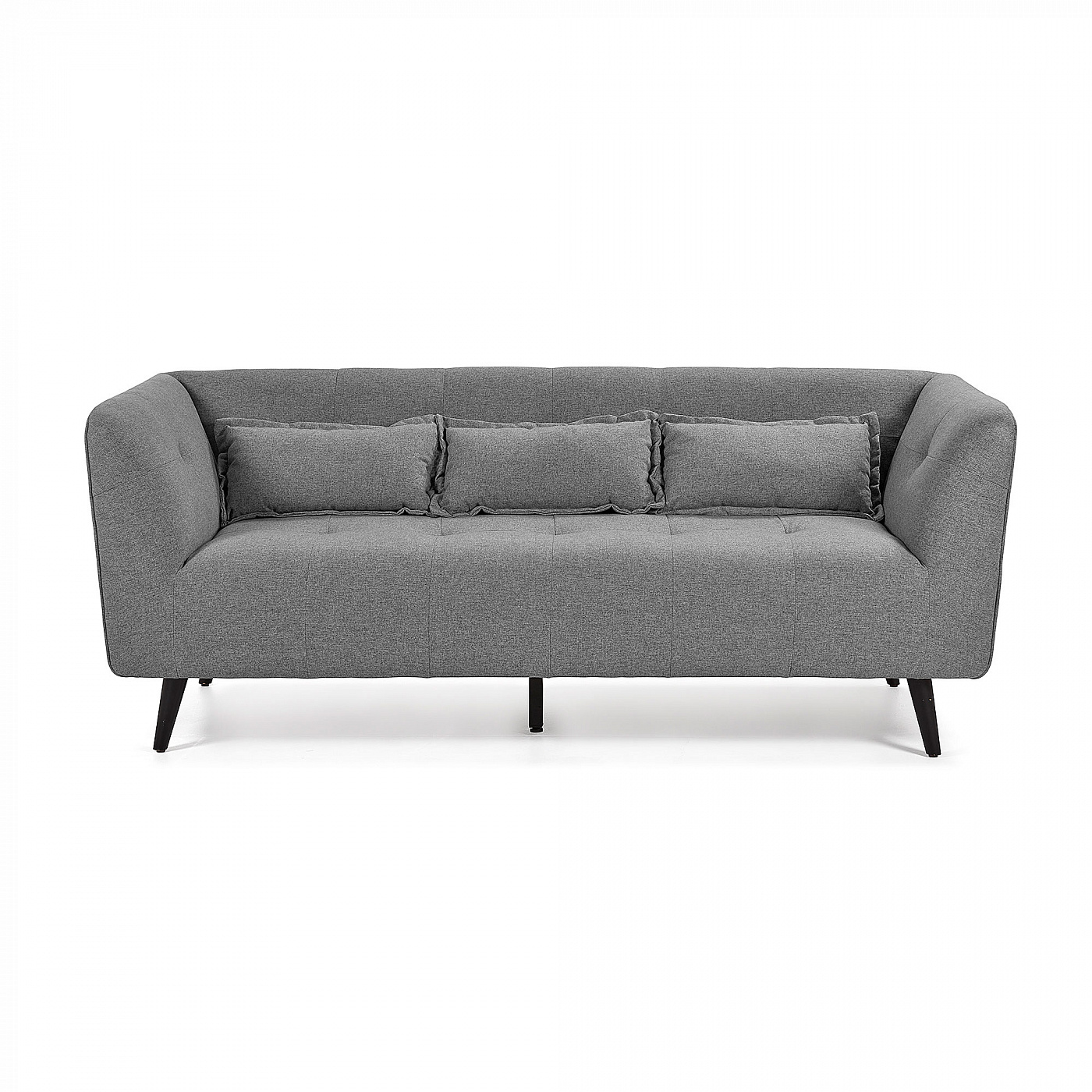 069444 Диван 3х местный темно-серый La Forma Saffron 