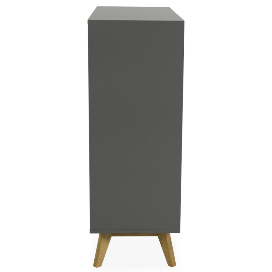 Тумба под ТВ Tenzo Bess, 120х114х43 см, дуб, серая 2166014 - Вид №4