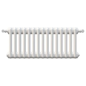91578439 Радиатор трубчатый Guardo Pilon Aqua 2T-0400 8 BK 3/4" 335/38.4 8 секций боковое подключение сталь цвет белый STLM-1491031