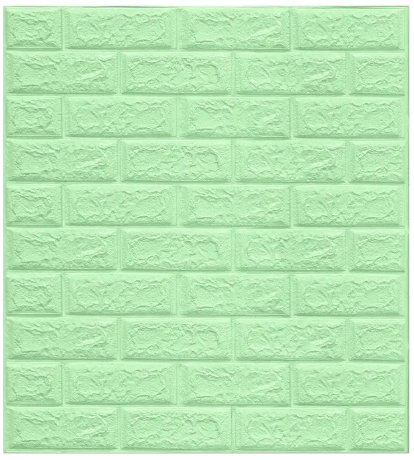 91582294 Панель ПВХ Центурион Мята зеленая 770x700мм 0.54м² STLM-1014857