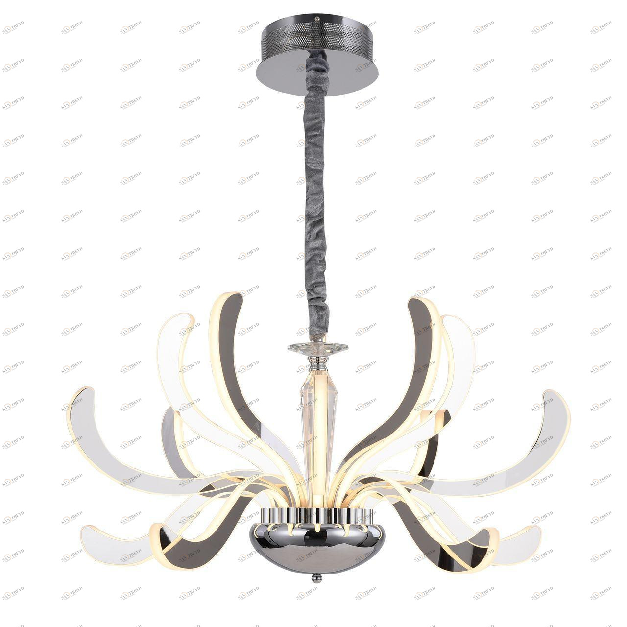 Подвесная светодиодная люстра ST Luce Aricia SL835.513.15 ST LUCE ДИЗАЙНЕРСКИЕ, ARICIA 279899 Хром 
