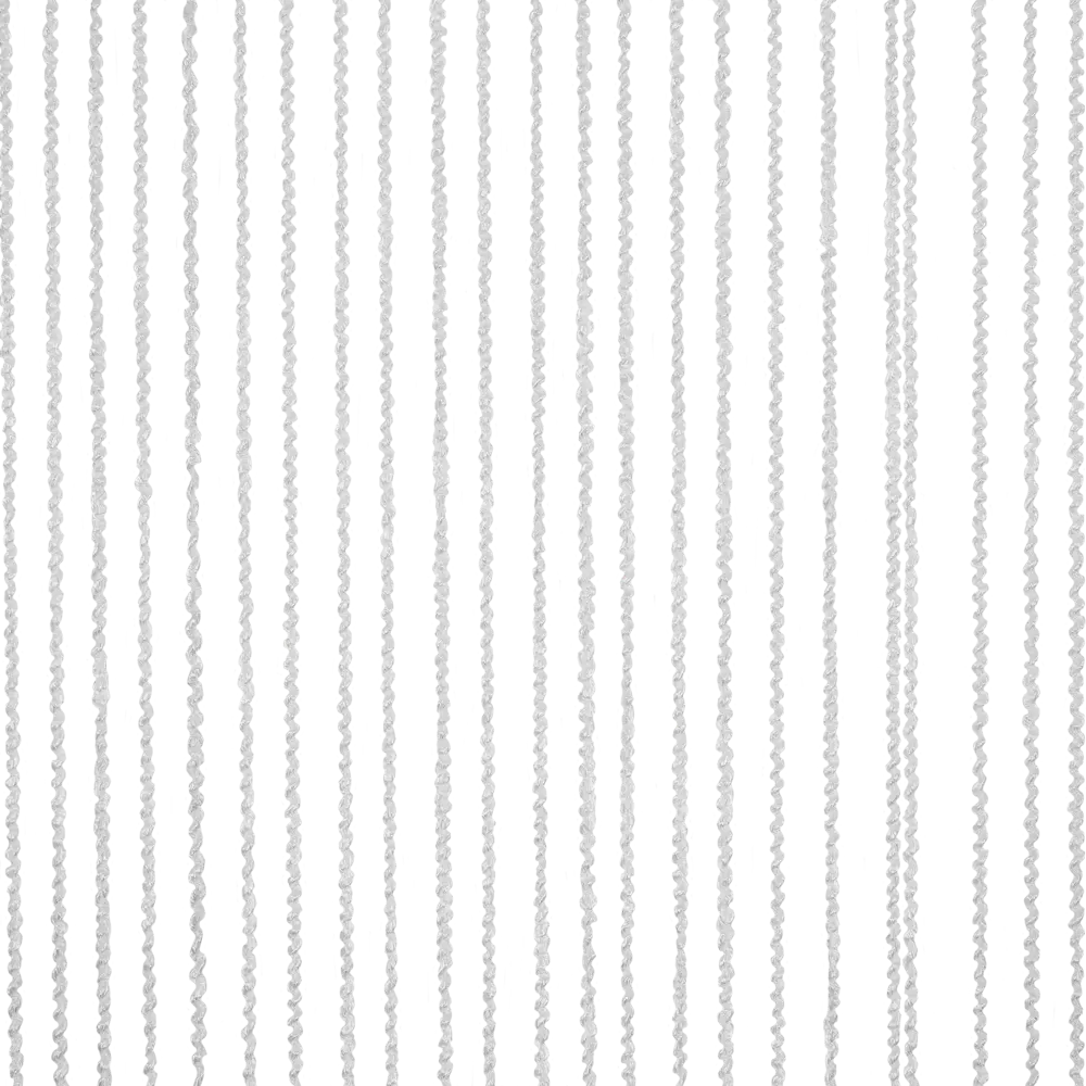 Штора нитяная «Макарони» 150x280 см однотон цвет белый INSPIRE STLM-2128053 - Вид №1