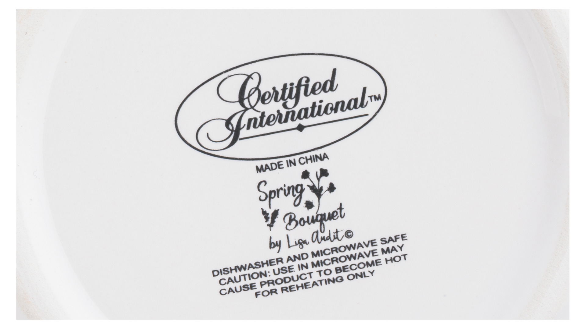 10672208 Certified International Салатник индивидуальный Certified Int. Весенний Букет. Треугольники 14см, керамика Керамика  - Вид №2