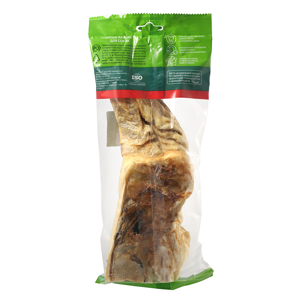 Т00009210 Лакомство для собак Нога говяжья резаная TITBIT  - Вид №2