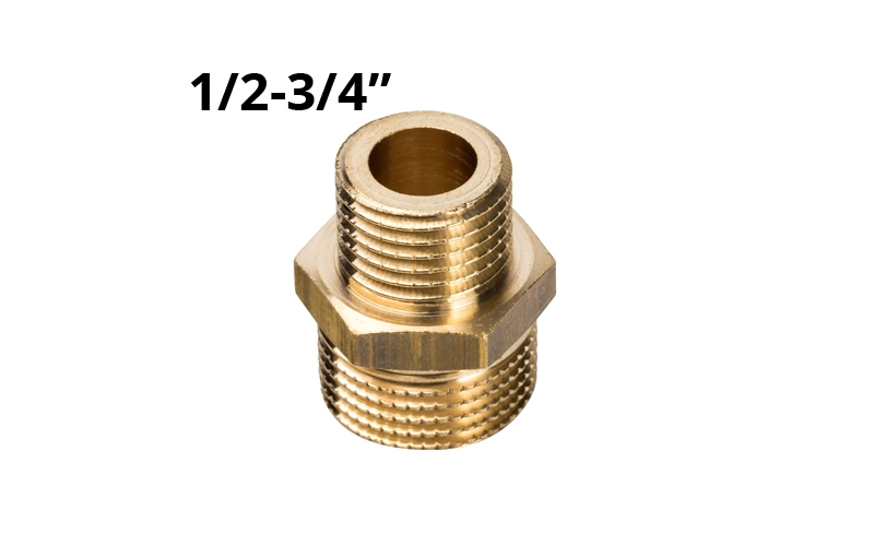 29042 Фитинг переходной c внешней резьбой 3/4*1/2 латунь LAB.Space 