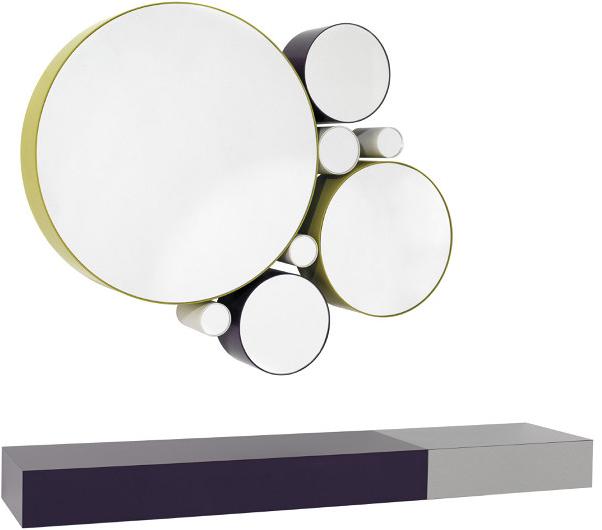 Schönbuch Зеркало настенное круглое с контейнером Epoca Schonbuch sun-id-1480315 - Вид №2