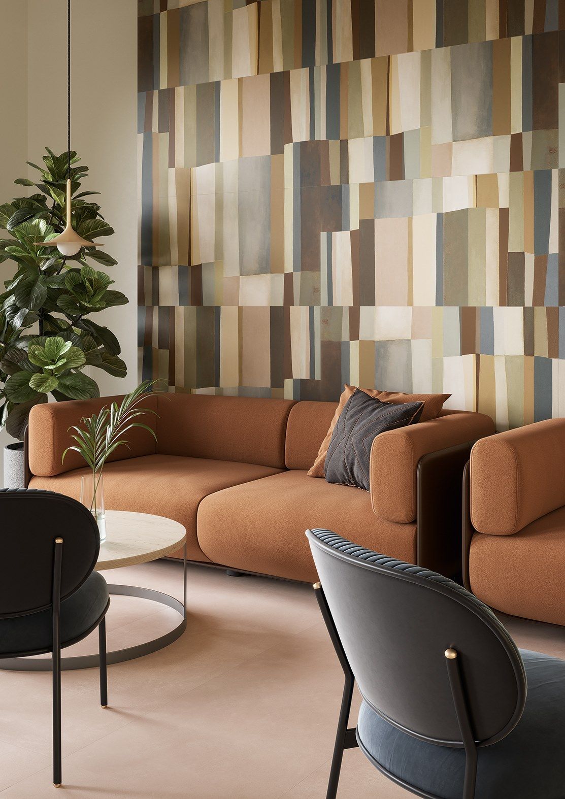 Пол / напольное покрытие из керамогранита с эффектом смолы Imola RETINA ARCH-00040652 - Вид №1