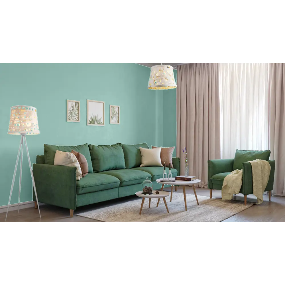 Краска водно-дисперсионная Trend Farbe цвет морская волна 2.5 л Dufa STLM-2079640 - Вид №3