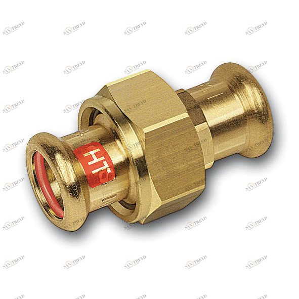 11333054 SANHA 13330 пресс-фит. солн., бронза, сгон с плоск.упл. ВПр-ВПр 54 мм 