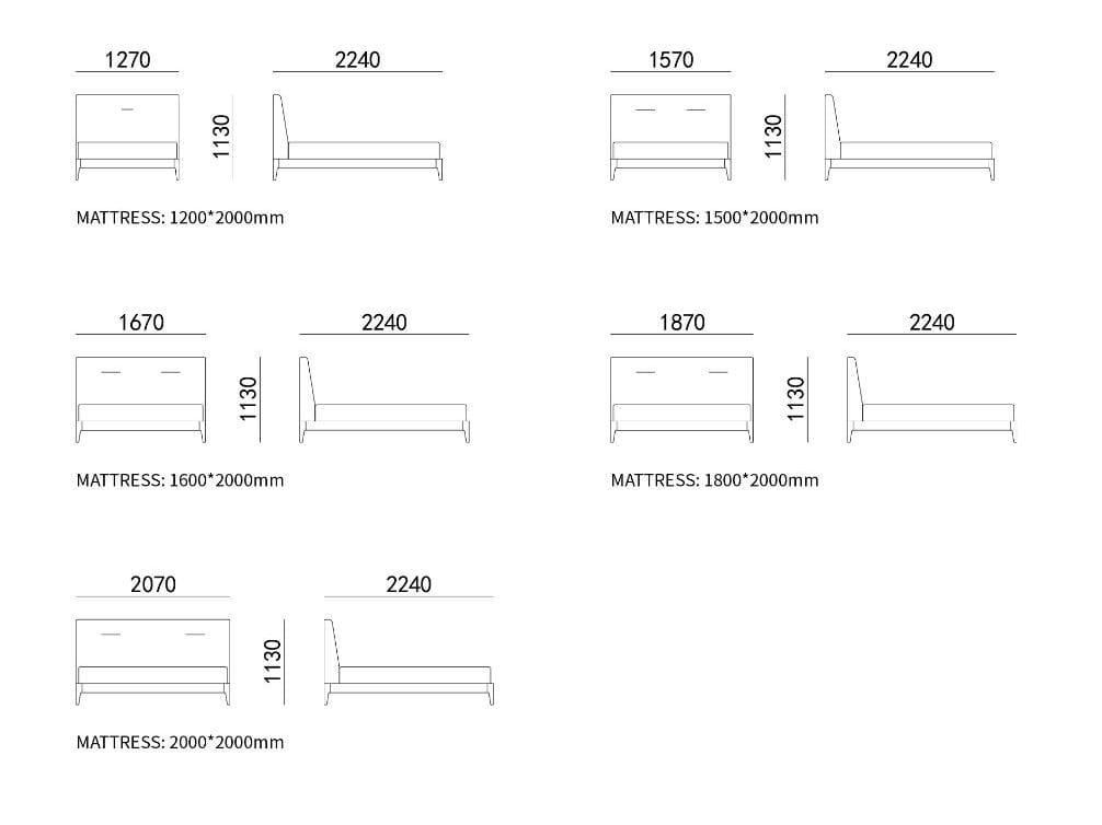 Кровать с высоким изголовьем HC28 maison Earl ARCH-00111009 - Вид №1