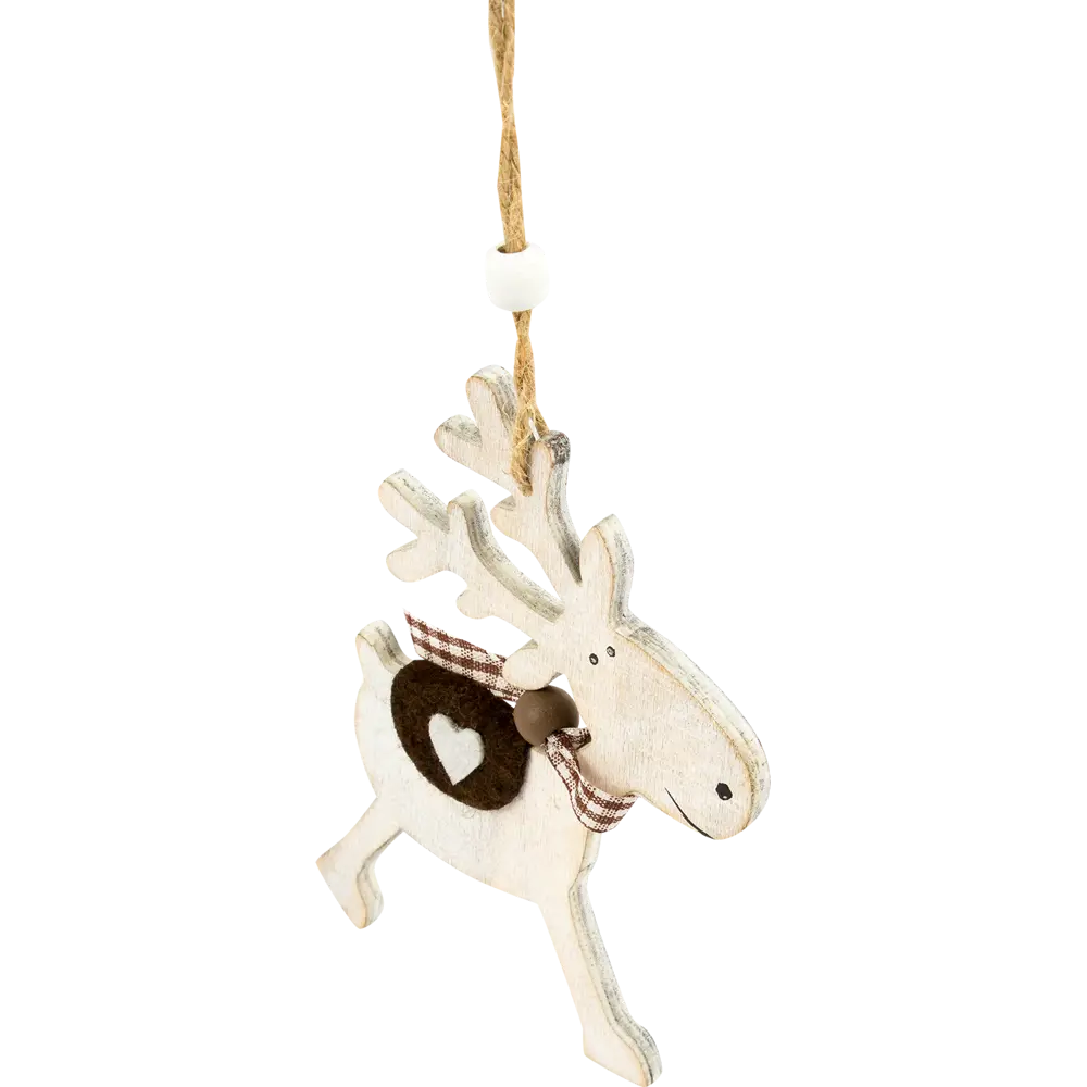 Ёлочное украшение «Олень белый» Santreyd STLM-2017192
