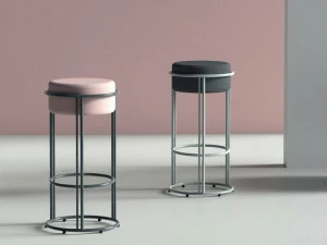 Mobboli Высокий табурет со встроенной подушкой и подставкой для ног Up Up38sto75