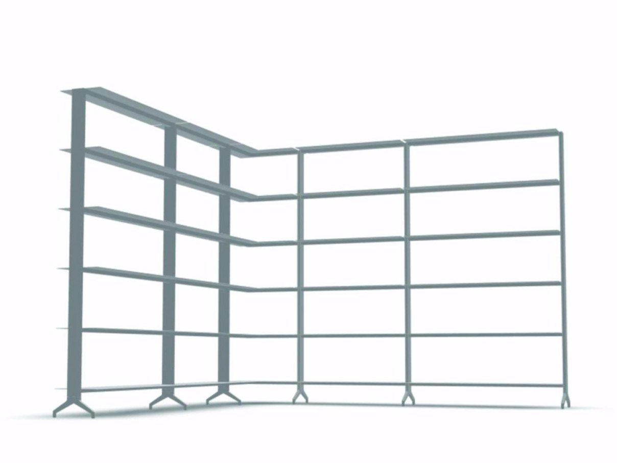 Алюминиевый модульный книжный шкаф Alias Aline ARCH-00123036