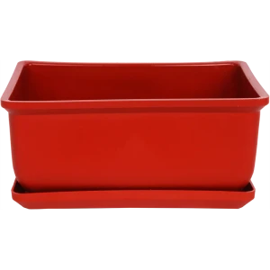 Горшок цветочный для бонсай Газонcity 20x9x9 см v2 л пластик терракотовый
