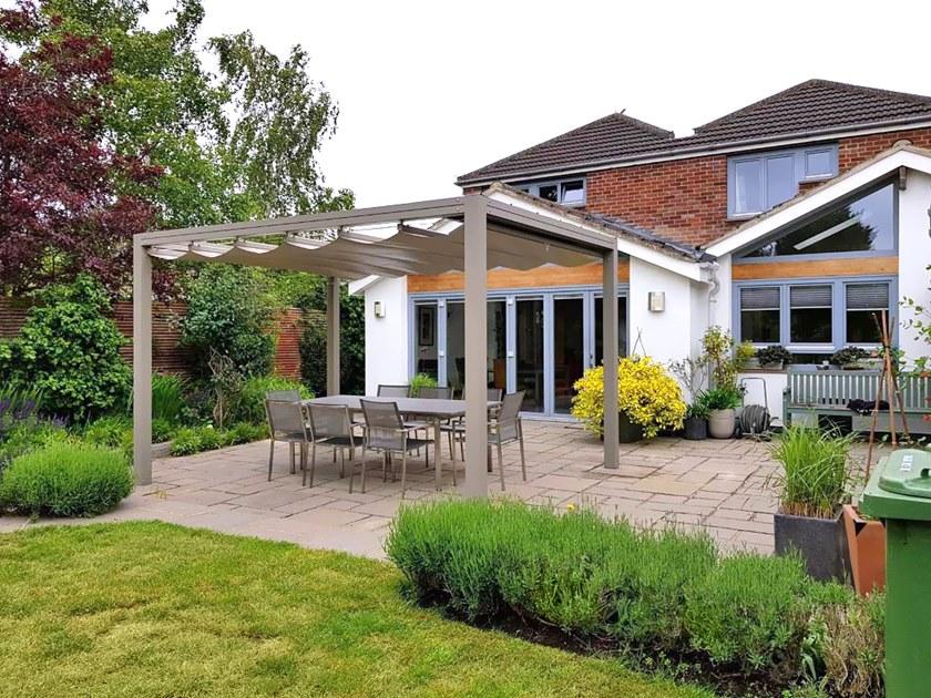 Giulio Barbieri Самонесущая пергола из алюминия и ПВХ со сдвижной крышкой sun-id-1444041 - Вид №3