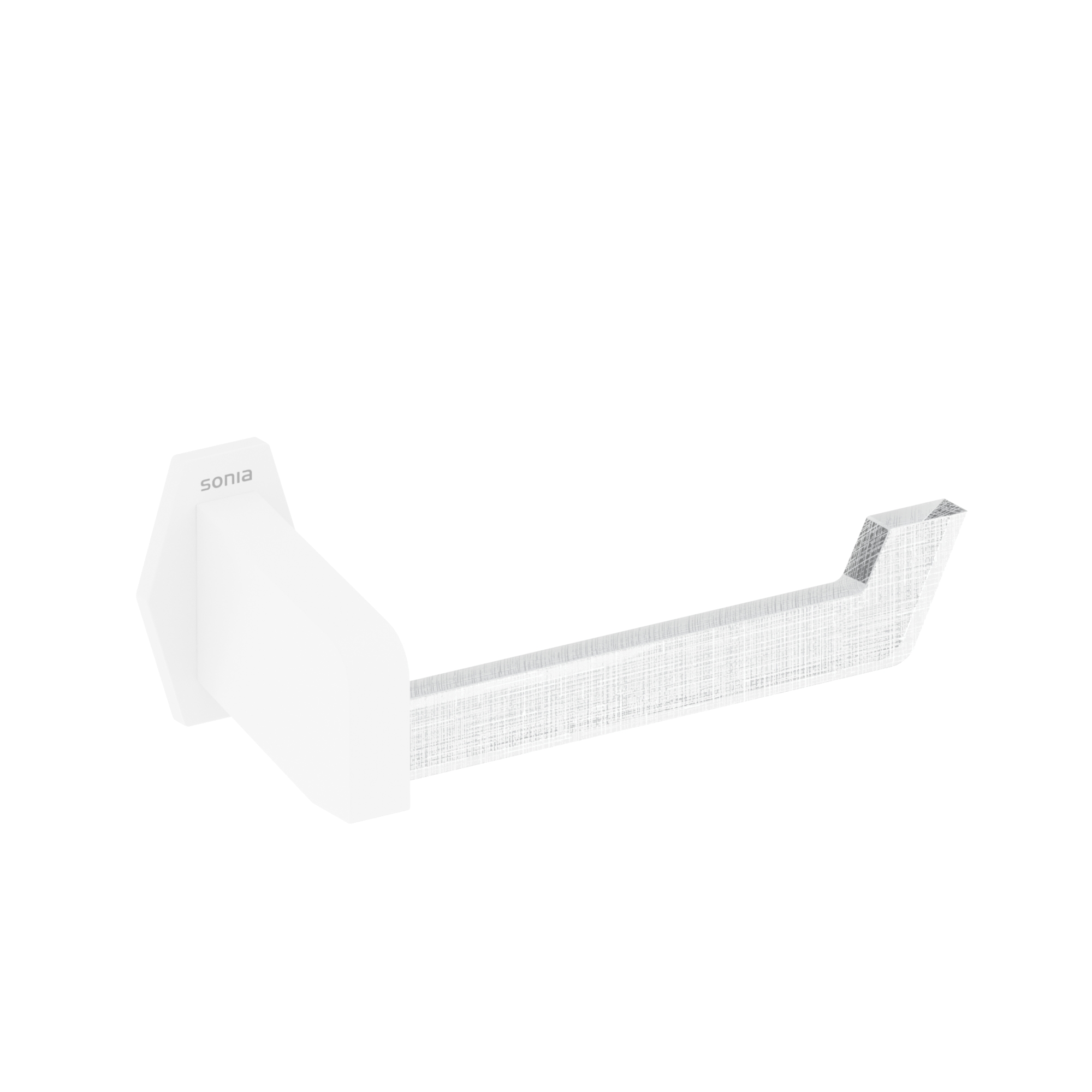 182701 Держатель туалетной бумаги 19 см цвет Белый Sonia LUCE Испания