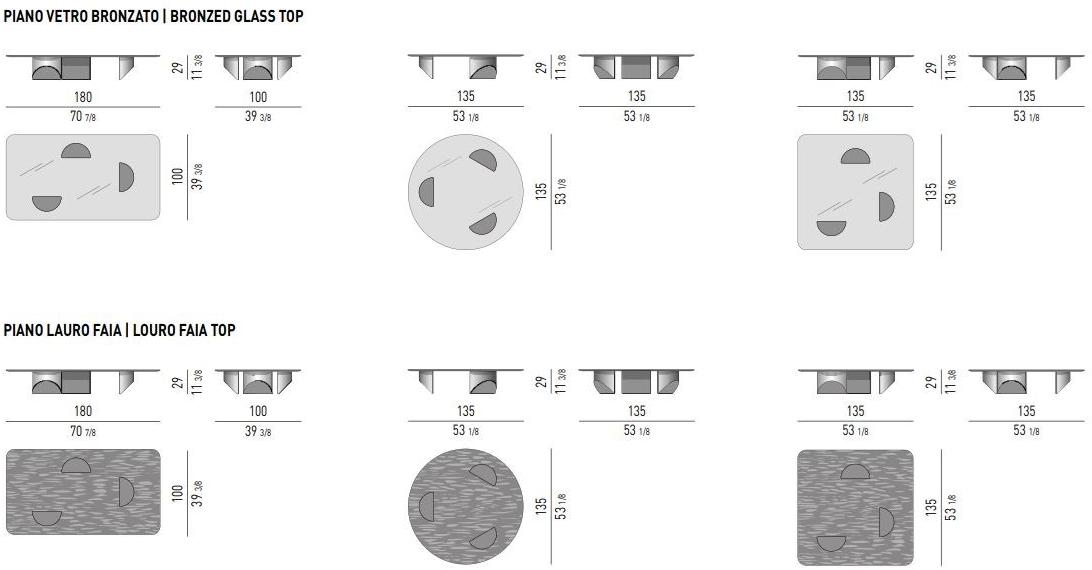 Minotti Маленький стол Wedge sun-id-1481531 - Вид №5