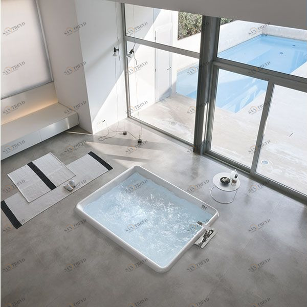 Ванна встроенная Bolla R 162x112 см с аэромассажем Gruppo Geromin 2BOA7N5