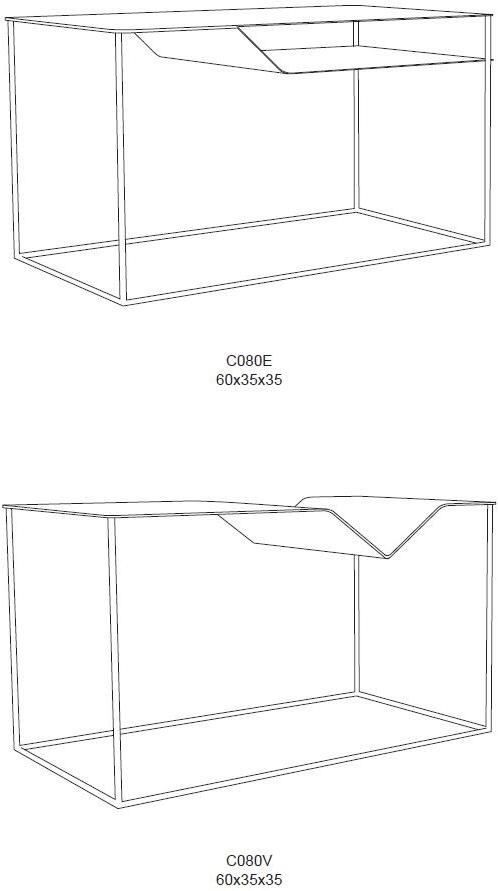 Recor Home Металлический журнальный столик с журнальной стойкой sun-id-1404344 - Вид №3