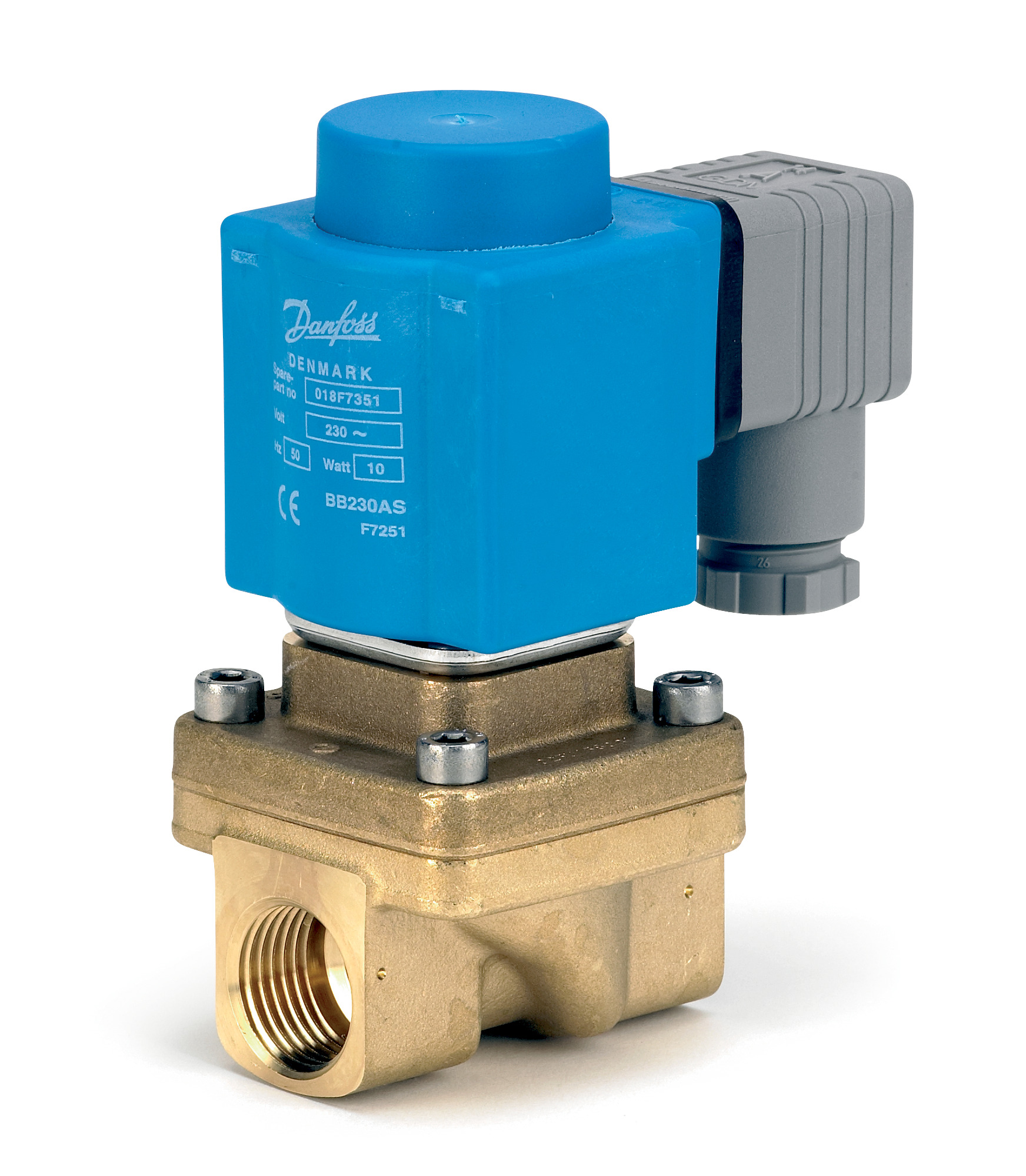 Danfoss EV250B — двухходовые электромагнитные клапаны с принудительным подъемом Клапан электромагнитный EV250B 032U5254  - Вид №3