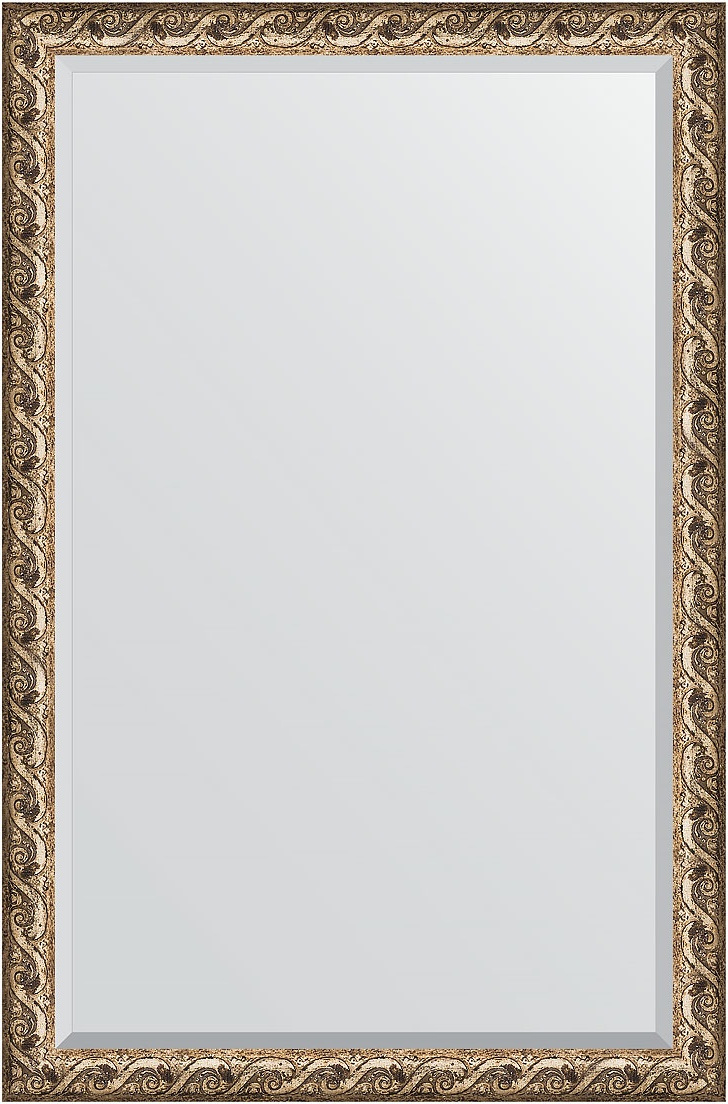 BY 1319 Зеркало с фацетом в багетной раме - фреска 84 mm EVOFORM Exclusive