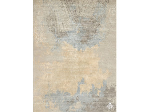 Прямоугольный ковер из бамбукового шелка и шерсти