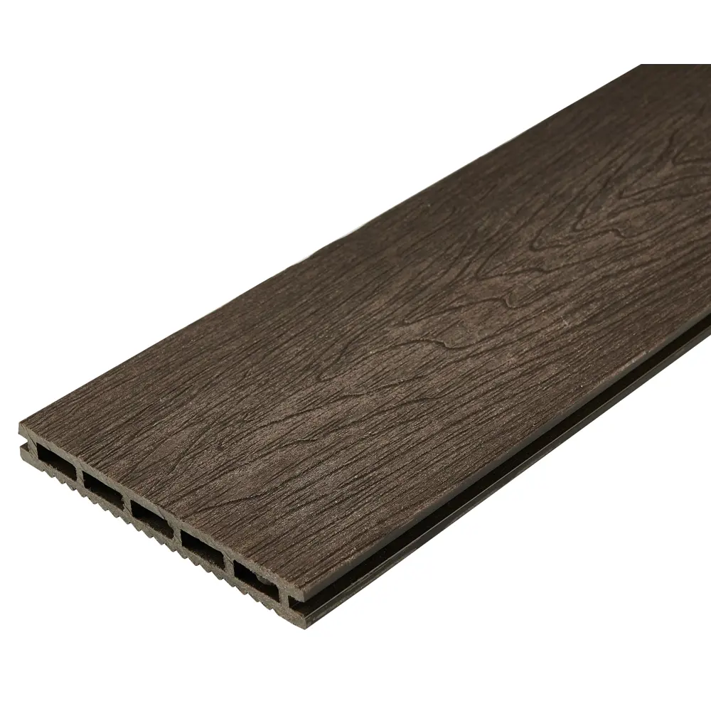 Террасная доска ДПК Прима Groentec цвет Венге 4000x150x18 мм Вельвет 0.6 м² STLM-2055638