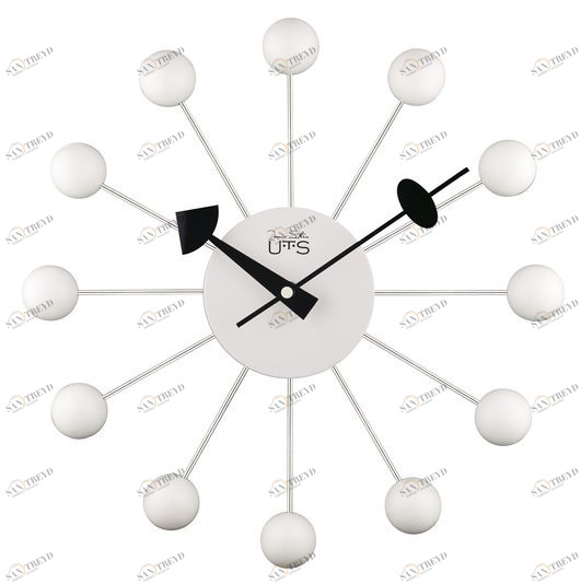 Часы настенные белые Tomas Stern 8031 TOMAS STERN СОЛНЦЕ 00-3872735 Белый 
