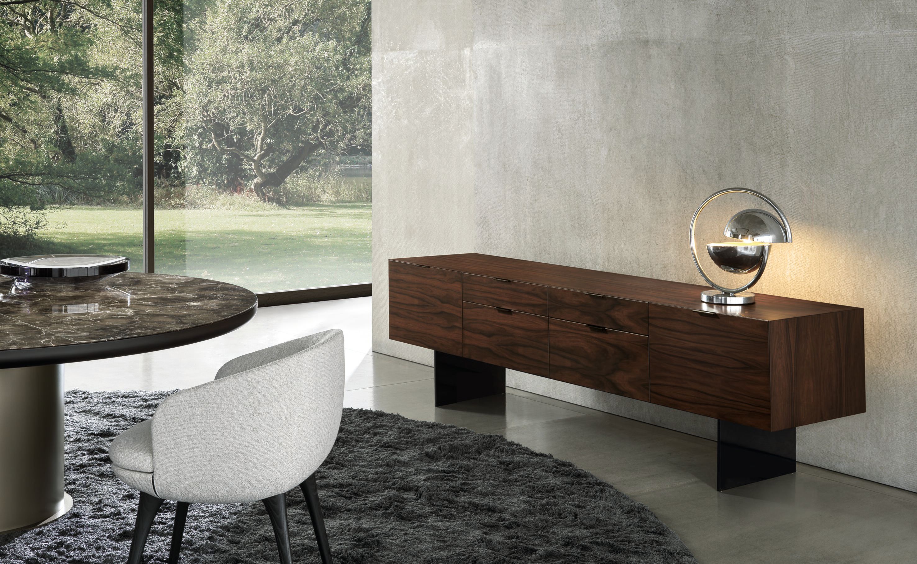 Деревянный шкаф с ящиками Minotti SUPERBLOCKS ARCH-00152634 - Вид №5