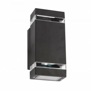 Уличный настенный светильник 12х12х12 см черный Меркурий 807021102 DE MARKT МЕРКУРИЙ 00-3896284 Черный