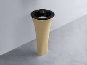 AMLA45-N+AMPILT-PM+AMCOLT-CN Раковина Amedeo Tondo отдельностоящая cielo Enjoy + Amedeo